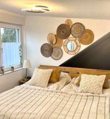 Boho Apartment mit Aussicht auf Gartenoase nähe Düsseldorf