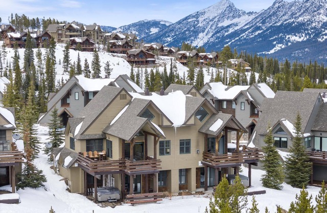 Book a Summer Stay Today! Ski-in, Ski-out Townhome with Private Hot Tub and Fireplace!