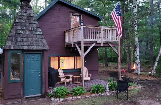 Book your summer cabin now! Between 2 Great Lakes outside of Hayward!