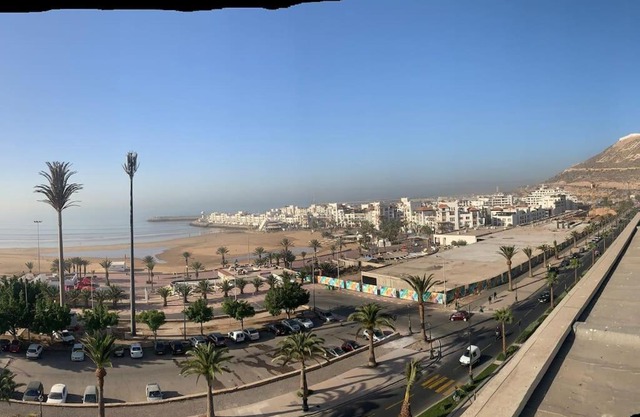 Bord de la mer Agadir