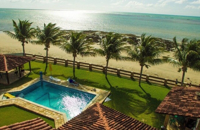 espectacular casa Beira Mar en frente de la playa Tabuba, Apto para eventos