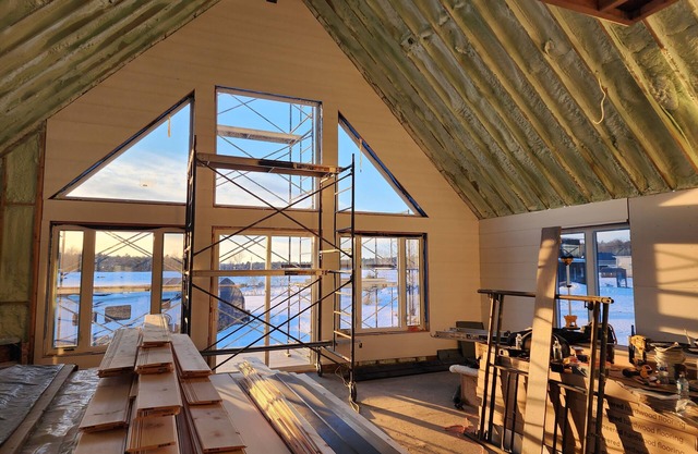 Brand new lakefront, sunset facing Muskoka cottage!