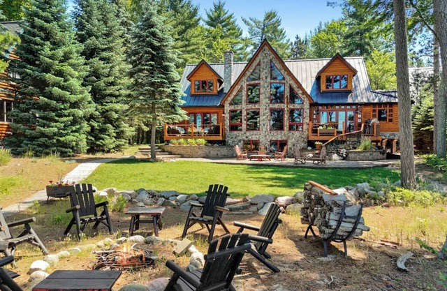 BRAND NEW LISTING Whispering Pines Lodge ON Higgins Lake, beautiful sunsets!