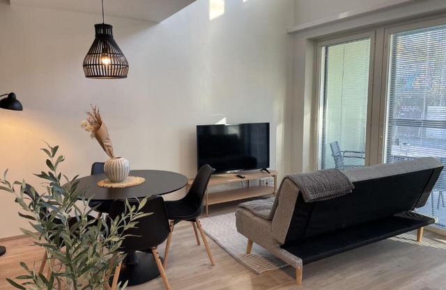 Brand new loft apartment with glazed balcony