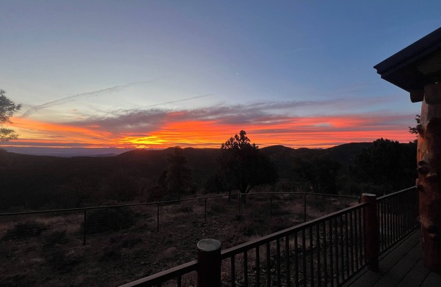 Breathtaking Log Home on Your Own Mountaintop with stunning, panoramic views!