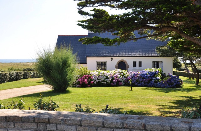 Casa bretona en la playa