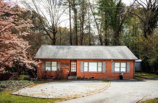 Brick House Cottage at entrance to Toccoa Falls College & Stephens Co. Hospital