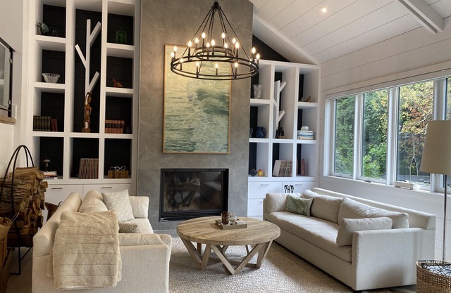 Bright Chalet Chic with Hot Tub and Fire Pit