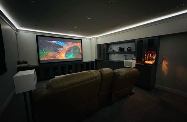 Bright Master Bedroom with Private Bathroom and Office/Work Area