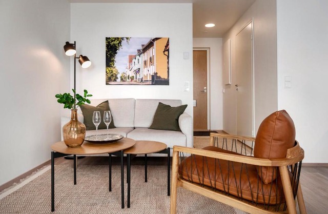 Bright two-room apartment near the centre