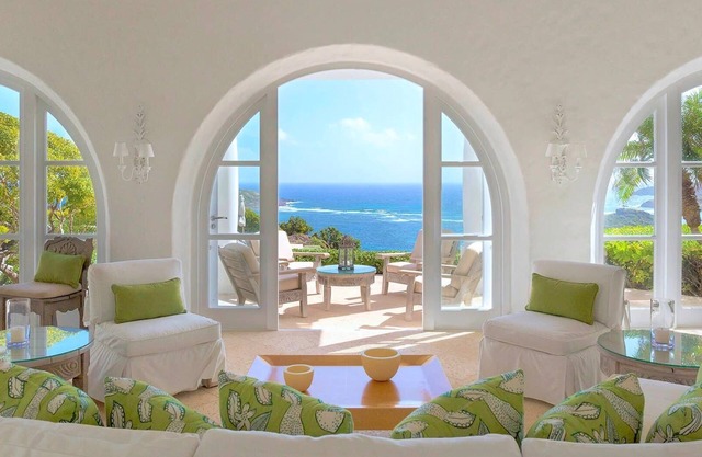 Bright Villa With View Of Sparkling Ocean