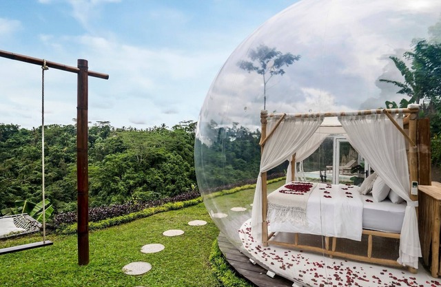 Bubble Ubud único con piscina privada