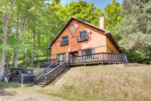 Buckhorn in Iron River with Sauna Fish and Hike!