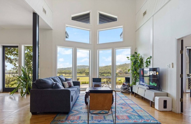 Sunset Waterfront Escape w/ Pool & River Views, Minutes to Lake Travis!