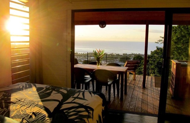 Bungalow Aito con vista panorámica al mar - Bounty Lodge Tahiti