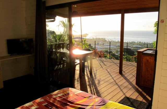 Bungalow Kahaia con vista panorámica al mar - Bounty Lodge Tahiti