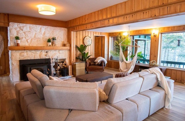 CHALET✦5Bedrooms✦Lake✦Jacuzzi✦Sauna✦Home theater✦Quiet