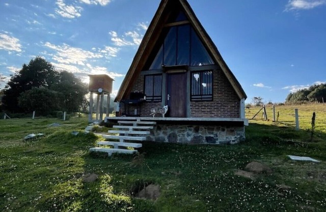 Cabaña alpina encantadora en la montaña con Starlink