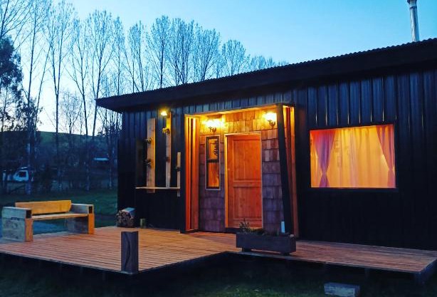 Cabaña monoambiente para 2 personas.