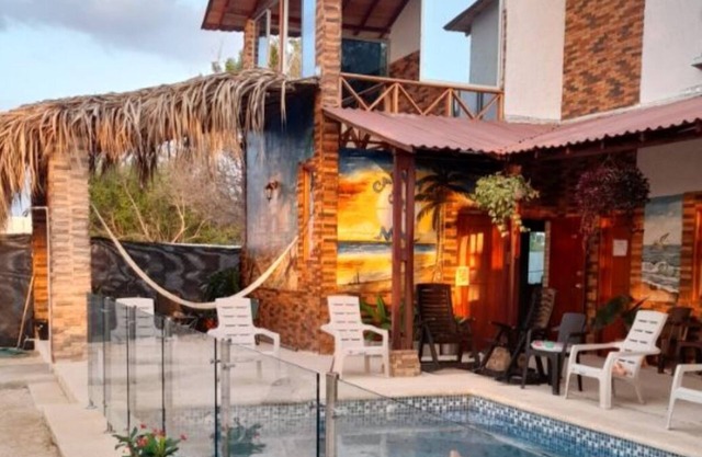 cabaña en san antero con piscina