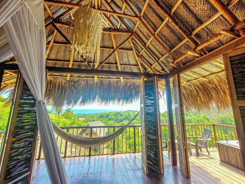 Cabaña vista al mar y jacuzzi privado