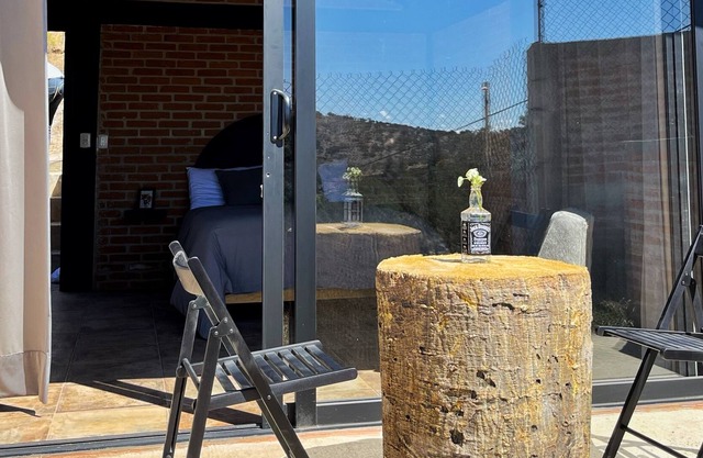 Cabaña Ojo de Agua,Apan Hidalgo,Ideales para disfrutar en pareja “Cabaña Sabino”