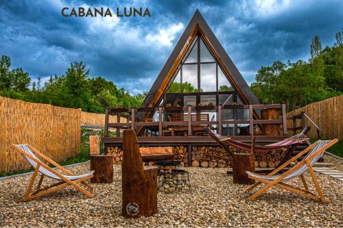 Cabana Luna & Terra A Frame by Cabanele Galaxy