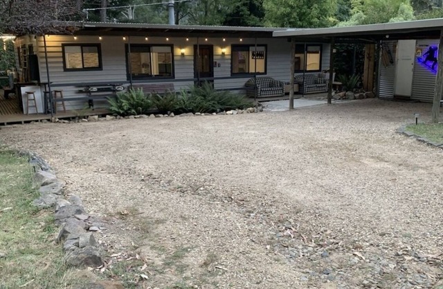 Cabin getaway near Mt Buller. Skiing, water sports, mountain bike riding, hiking