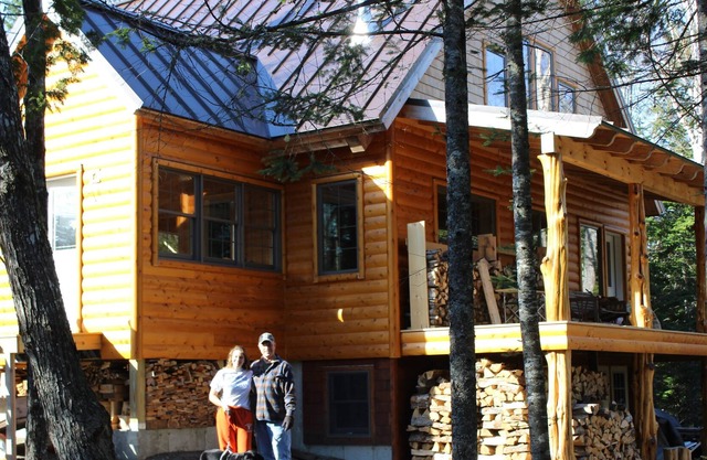Cabin on Prong Pond near Moosehead Lake