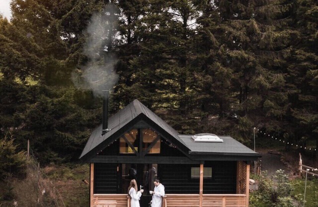Cabaña-De Lujo-Baño con ducha-Vista al bosque-Cabin