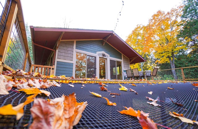Cabin With Deck Hammock & Projector Screen