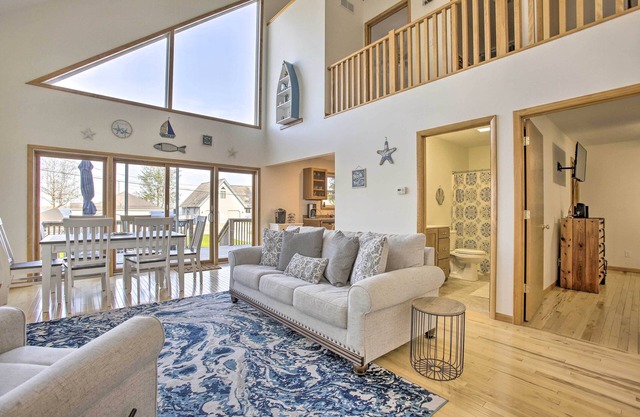 Cadillac Home w/ Hot Tub & Lake Mitchell Views!