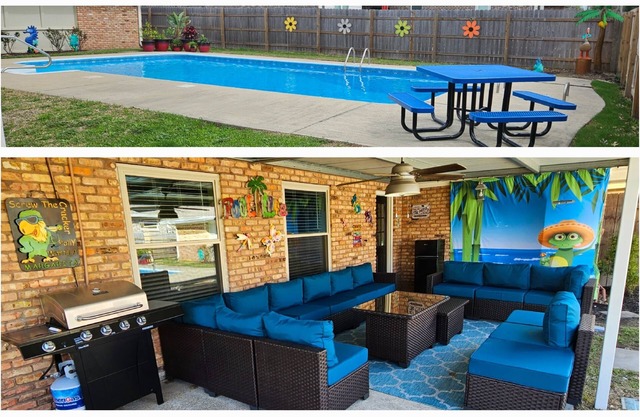 CAJUN OASIS 6br Retreat w/ pool 3mi from Casinos and Interstate 210