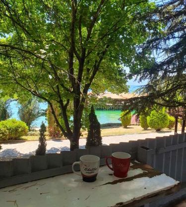 Camp in Ohrid Gradishte Campsite overlooking the Bay of Bones museum