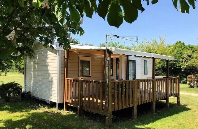 Camping Au Pré de l'Etang - Casa móvil Bermudas 4 habitaciones 6 personas
