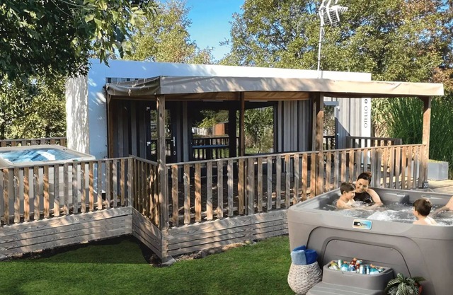 Camping Au Pré de l'Etang - Casa móvil Otello Duo Premium 3 habitaciones 4 personas