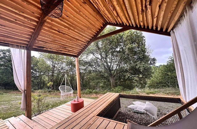 Camping Damona Lodges * - Lodge Suite - Bohème 2 rooms 2 people Air-conditioned