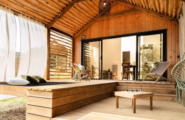 Camping Damona Lodges * - Lodge - Rustic 3 rooms 4/5 people Air-conditioned