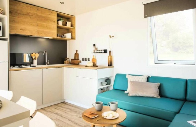 Camping de la Baie de Térénez*** - Lodge Grand Confort Primel 4 rooms 6 people
