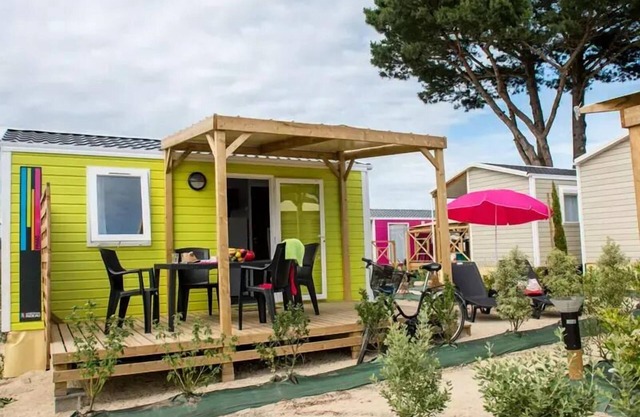 Camping Emerald - Sea Green by Sunêlia **** - Cottage Comfort 1 bedroom 2 people