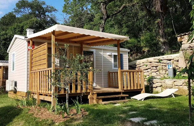 Camping de la Colline *** - 2 bedroom mobile home COMFORT air conditioning EVO 24 and 29 5 people