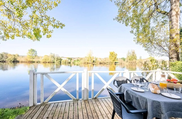 Camping Les Bö-Bains **** - 3-bedroom mobile home on the banks of the river, air-conditioned Sunday/Sunday (33 m²) n°3 to 5 6 people