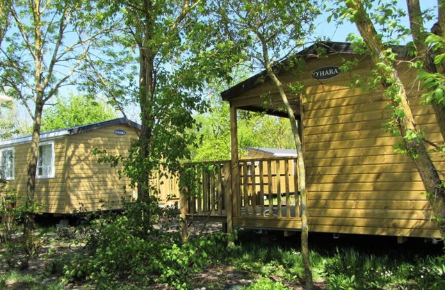 Camping l'Ile Cariot *** - Casa móvil 3 piezas para 6 personas