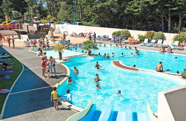 Camping L'Océan ***** - Cottage Grand Confort TV 3 habitaciones 4 personas 2 baños