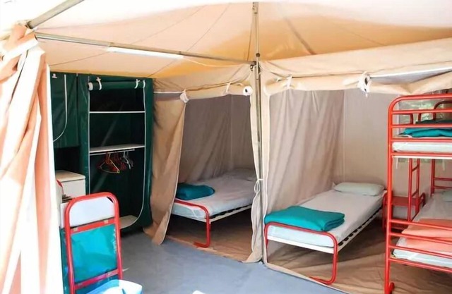 Camping *** Cendrée Seagull - Bungalow lona 3 habitaciones 5 personas