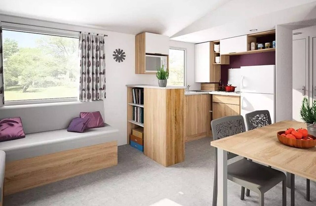 Camping **** Landes Océanes - Casa móvil 5 habitaciones 8 Personas