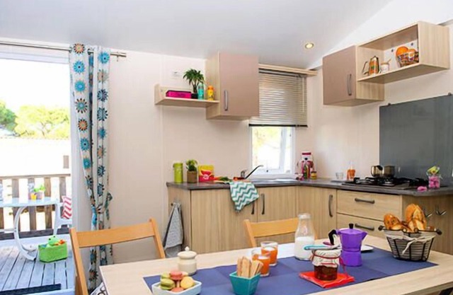 Camping Le Bois de Pleuven **** - Mobi Home Classic 3 habitaciones 6 personas