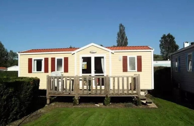 Acampar Marqueval *** - Casa móvil 4 habitaciones 6 personas
