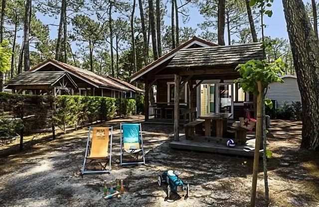 Camping Le Vieux Port ***** - Chalet 3 habitaciones 4/5 personas
