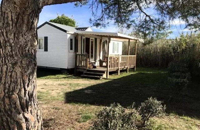 Camping les Fontaines *** - Mobil Home Olivier Comfort Air conditioning with terrace 2 bedrooms 6 people